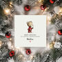 Bear Christmas Card, For Granddaughter, Daughter Or Niece, thumbnail 1 of 2