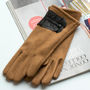 Leather Ruffle Detail Gloves, thumbnail 5 of 9