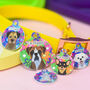 Personalised Flower Power Illustrated Dog ID Tag, thumbnail 11 of 12