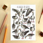 Wildlife Collective Nouns Postcard Pack Of Twelve, thumbnail 2 of 8