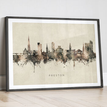 Preston Skyline Cityscape Art Print, 12 of 12