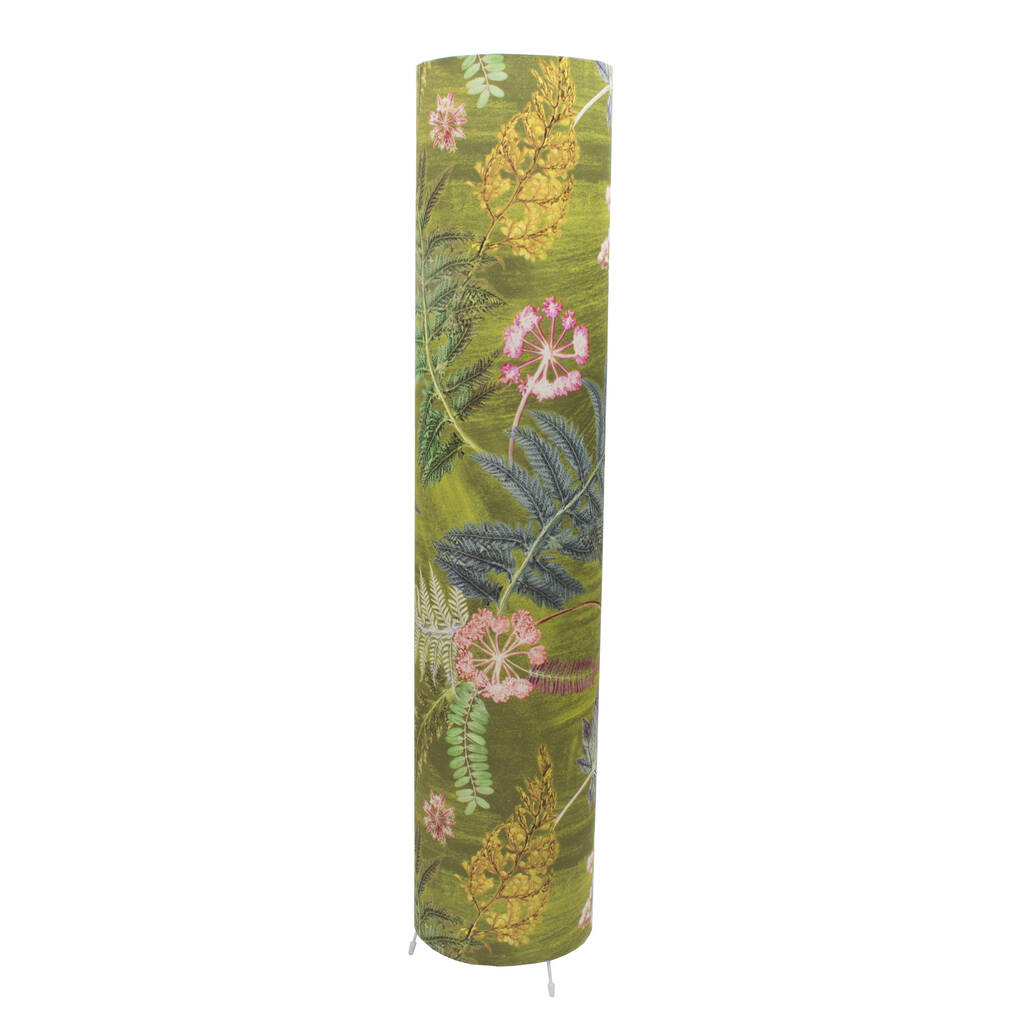 Exciting Lime Green Floral Inspired Botanics Floor Lamp