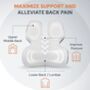 Memory Foam Back Lumber Support Chair Cushion, thumbnail 3 of 7