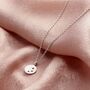 Mini Confetti Birthstone Disc Necklace, thumbnail 4 of 7