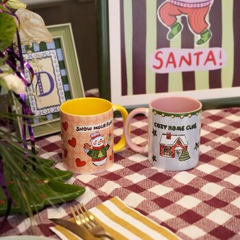 Snow Much Fun Mug – Cute Christmas Snowman Cup, 4 of 5