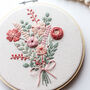 Floral Bouquet Hand Embroidery Kit, thumbnail 2 of 3