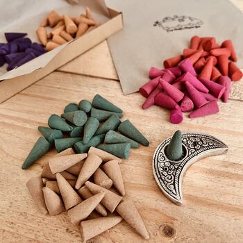Handmade Duo Mix Incense Cones Choose Two Scents, 3 of 6