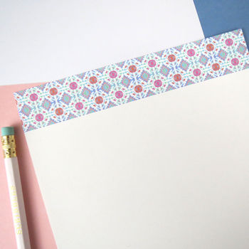 Personalised Moroccan Tiles Writing Paper, 11 of 12