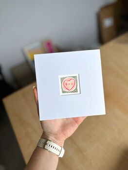 Personalised Love Hearts Mini Art Print, 2 of 8