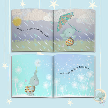 'Welcome To Your World' Personalised New Baby Book, 7 of 12