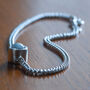 Personalised Minimalist Hidden Photo Bracelet In Sterling Silver, thumbnail 4 of 8