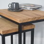 Set Of Two Nesting Tables Industrial, thumbnail 5 of 5