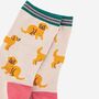 Women's Bamboo Socks Cream Golden Retriever, thumbnail 3 of 4