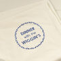 Personalised Organic Cotton Dinner Tablecloth, thumbnail 3 of 3