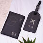 Personalised Initials Passport Cover And Luggage Tag Set, thumbnail 1 of 5