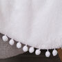 Personalised White Faux Fur Baby Blanket, thumbnail 2 of 4