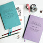 Personalised Wild Rose Notebook Journal, thumbnail 7 of 10