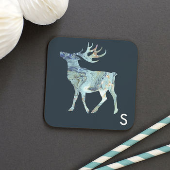 Personalised Marble Christmas Coaster, 2 of 12