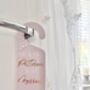 Personalised Bridal Door Hanger Double Sided, thumbnail 3 of 5