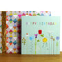 Floral Birthday Greetings Card, thumbnail 1 of 5
