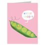 Mini Pink Peas Card, thumbnail 2 of 5