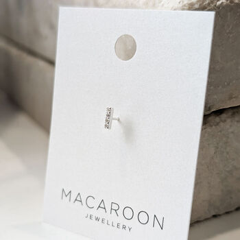 Crystal Bar Helix Stud Earring, 2 of 7