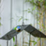 Blue Tit Hanging Bird House Recycled Metal, thumbnail 3 of 5