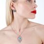 Sterling Silver Egyptian Turquoise Pendant, thumbnail 5 of 5