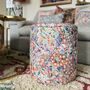 Dressing Table Pouffe In Aubrey Pastel, thumbnail 1 of 4