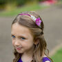 Floral Crystal And Flower Hairband, thumbnail 5 of 10