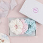 Personalised Lace 'I Do' Hair Scrunchies, thumbnail 3 of 8