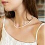 Natural Freshwater Real Seed Pearl Strand Necklace, thumbnail 1 of 5