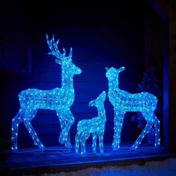 Twinkly Smart LED Light Up Christmas Reindeer Family, 9 of 12