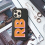 Personalised Initials Black Phone Case, thumbnail 3 of 9