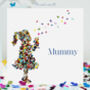 Mummy Birthday Butterfly Kisses Butterflies Card, thumbnail 1 of 12