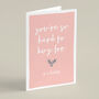 'So Hard To Buy For' Funny Christmas Card, thumbnail 4 of 5