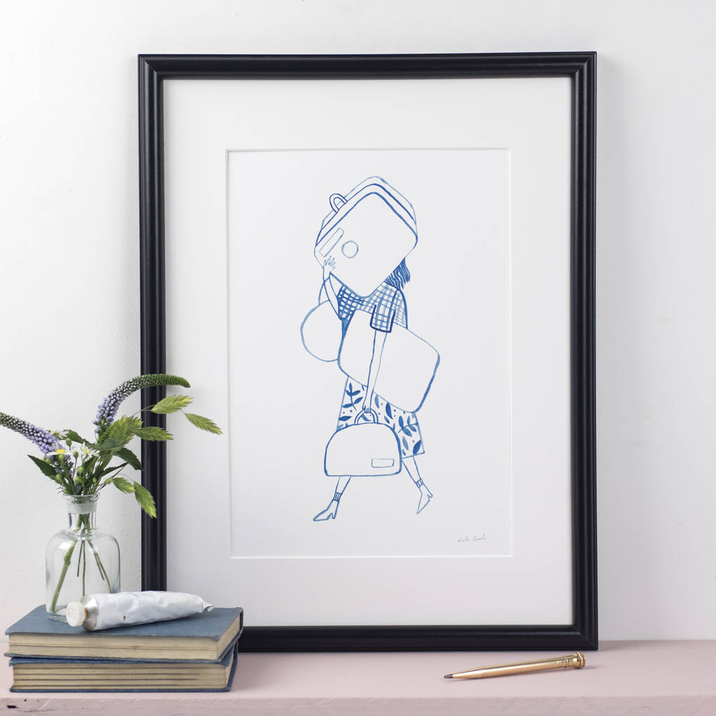 Journey Print By Peggy & Kate | notonthehighstreet.com