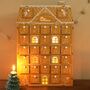 Personalised Gingerbread House LED Advent Calendar, thumbnail 1 of 8