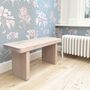 Personalised White Oiled Oak Classic Bench, thumbnail 1 of 1
