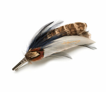 Feather Corsage Brooch Pin, 3 of 12