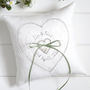 Personalised Wedding Ring Pillow, thumbnail 6 of 12