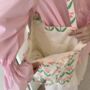 Summer Floral Thin Cotton Shoulder Bag For School Picnic Bag, thumbnail 9 of 9