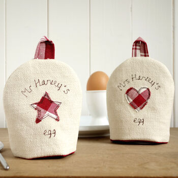 Personalised Ruby Wedding Anniversary Egg Cosies Gift, 9 of 12