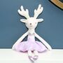 Personalised Reindeer Ballerina Toy, thumbnail 1 of 5