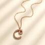 Large Rope Initial Necklace, thumbnail 7 of 9