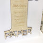 Personalised Paper 1st Anniversary Card, thumbnail 9 of 10
