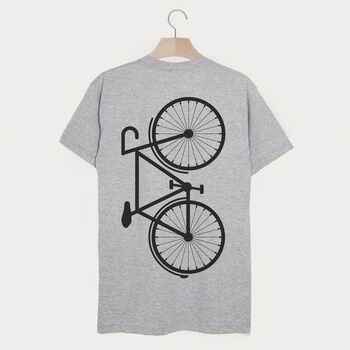 Two Tyred Men's Cycling Slogan T Shirt, 2 of 2