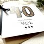 Personalised Leopard Print 40th Birthday Card, thumbnail 2 of 3