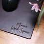 Personalised Initials Mini Vintage Leather Mouse Mat, thumbnail 12 of 12