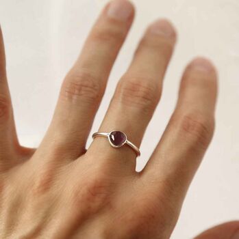 Sterling Silver Amethyst Ring, 2 of 5